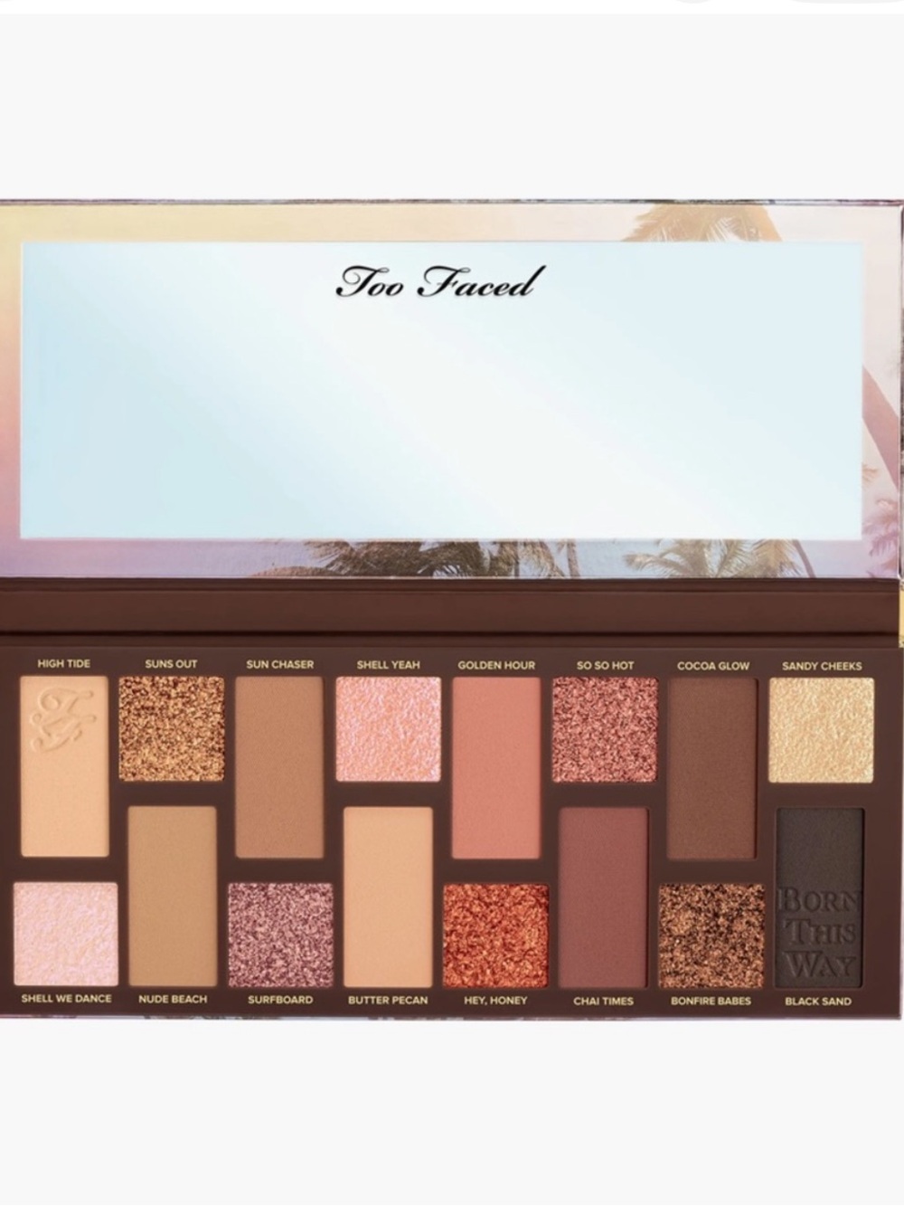 Too Faced Born This Way Sunset Stripped Eyeshadow Palette New in Box
